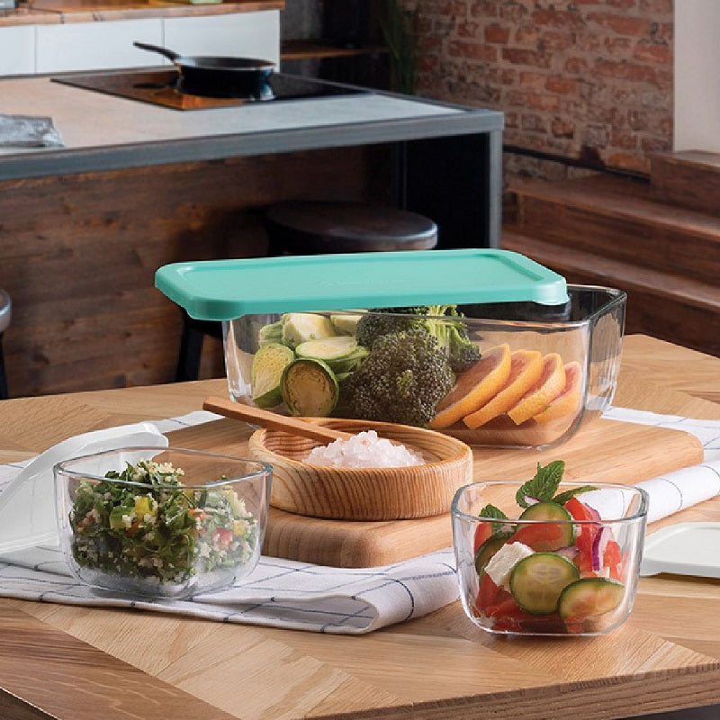 Pasabahce "SNOWBOX" Aufbewahrungsschalen