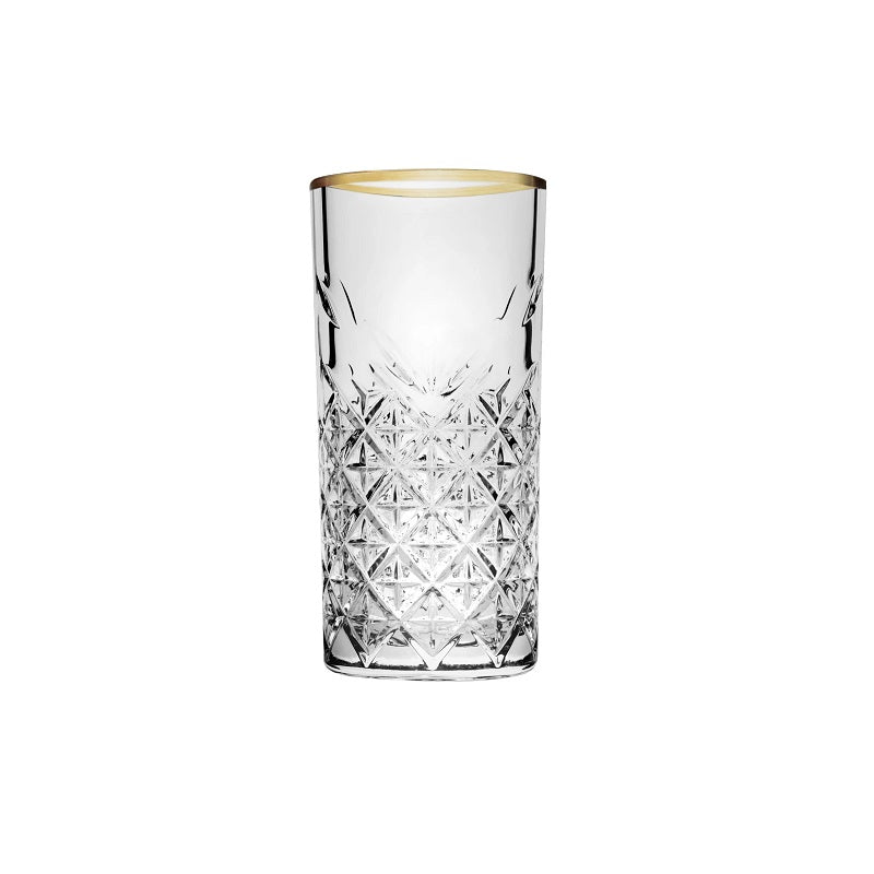 Pasabahce "TIMELESS" GOLD Trinkgläser 295ml