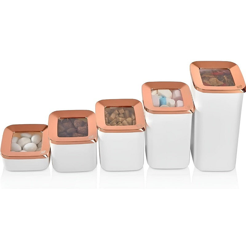 VIP AHMET "QUADRAT" contenitori portaoggetti set 5 pezzi