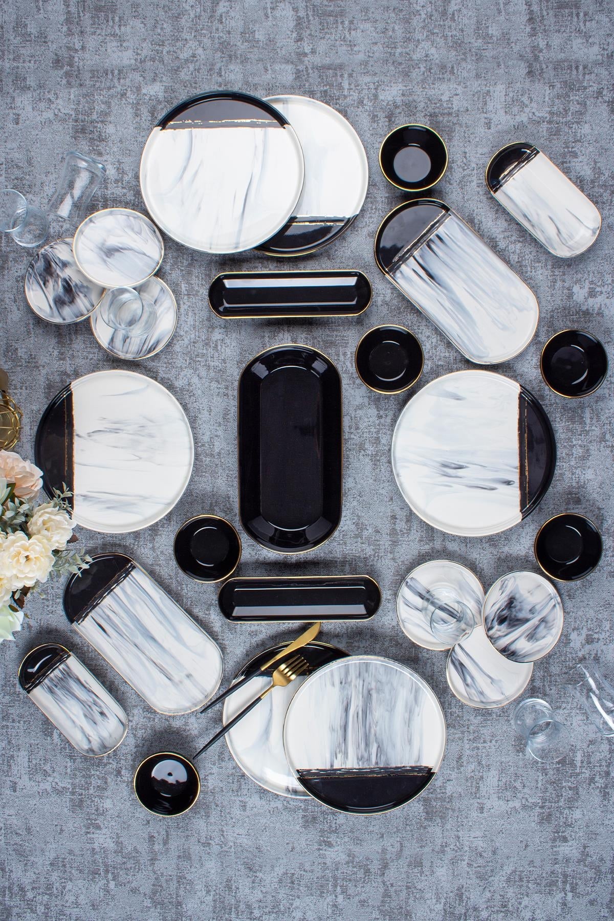 ACAR "MAJESTIC" Frühstück Geschirr Set