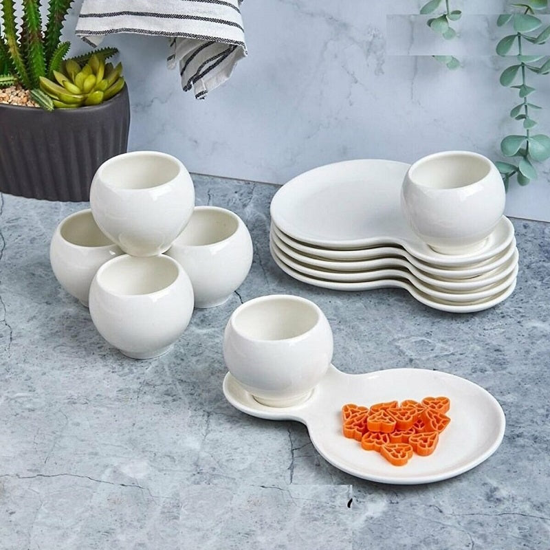 ACAR "LA PURE" Servierschalen mit Unterteller