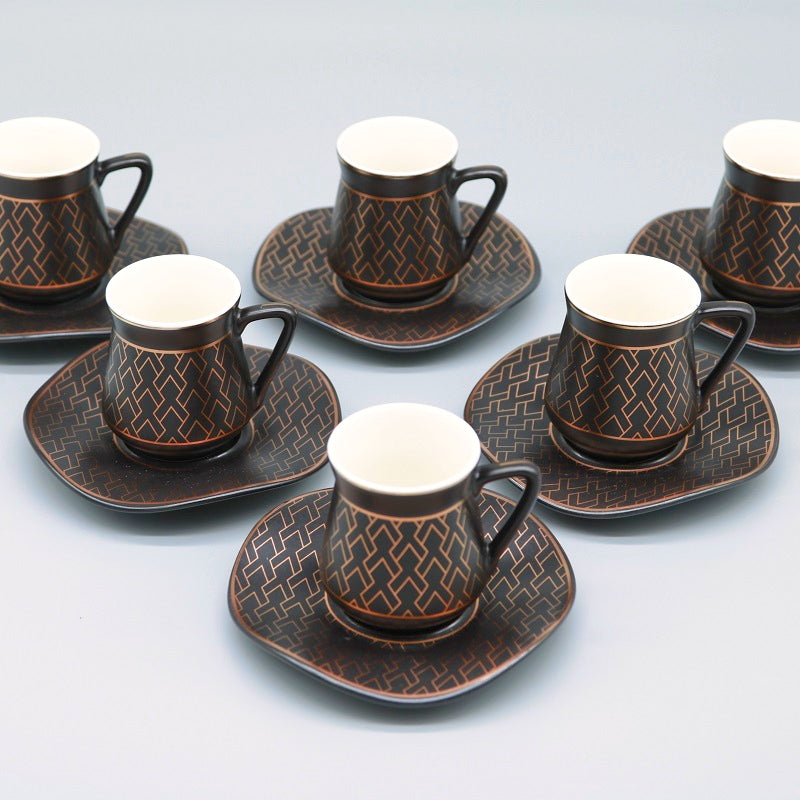 Tasses à expresso/moka PACİ "MAT BITTER"