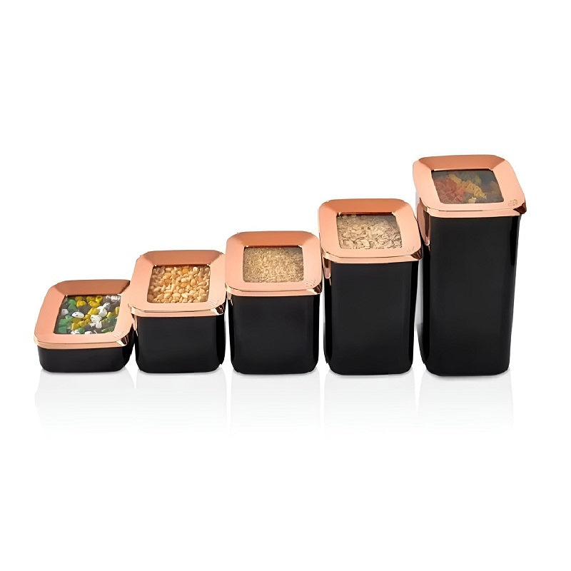 VIP AHMET "QUADRAT" contenitori portaoggetti set 5 pezzi