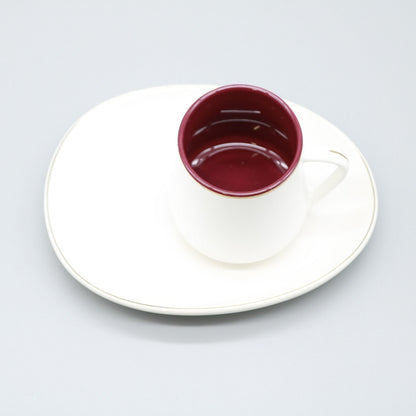 ACAR "MARS" ensemble de tasses à expresso/moka blanc