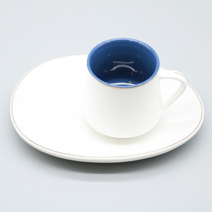 ACAR "MARS" ensemble de tasses à expresso/moka blanc